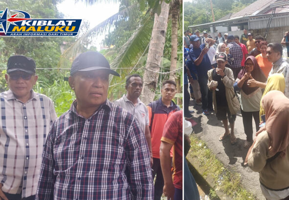 WALIKOTA AMBON BENCANA LONGSOR
