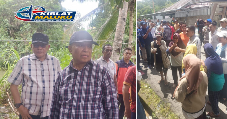 WALIKOTA AMBON BENCANA LONGSOR